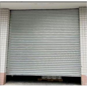 Galvanized primary color roll-up door