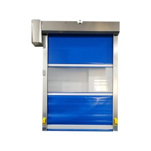 Quick induction door windproof automatic lift rolling door