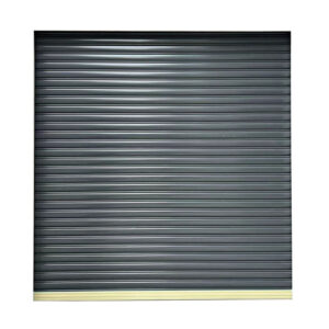 White galvanized roller shutter
