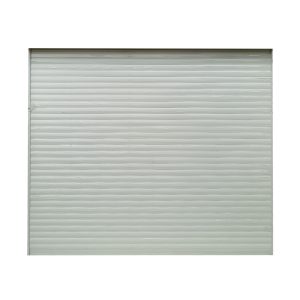 White Aluminum Rolling Door with Header