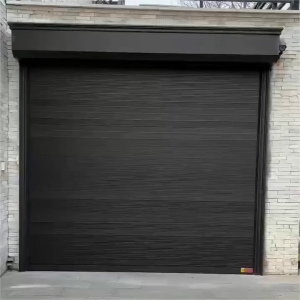 Black Aluminum Rolling Door